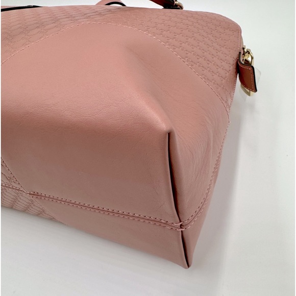 Auth Gucci Soft Pink Micro Guccisima Leather Bree Dome Shoulder Bag Ex++ - Picture 9 of 15